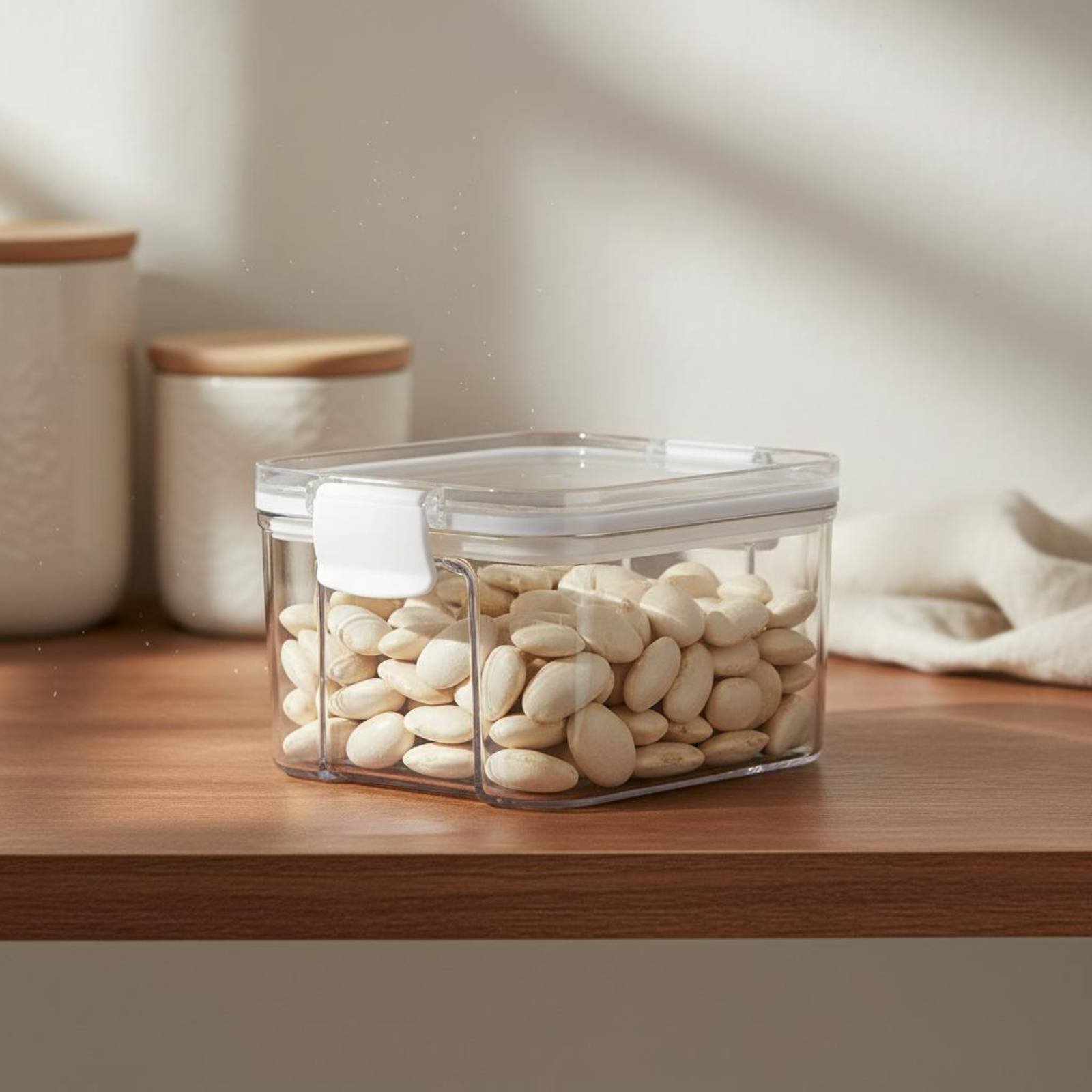Food Storage Plastic Container - Airtight Food Storage Container Moisture-Resistant Sealed