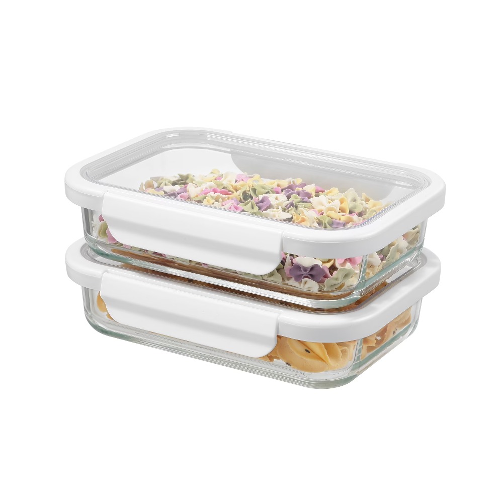 Best Food Storage - 2.3Cup Rectangle Glass Food Storage Container