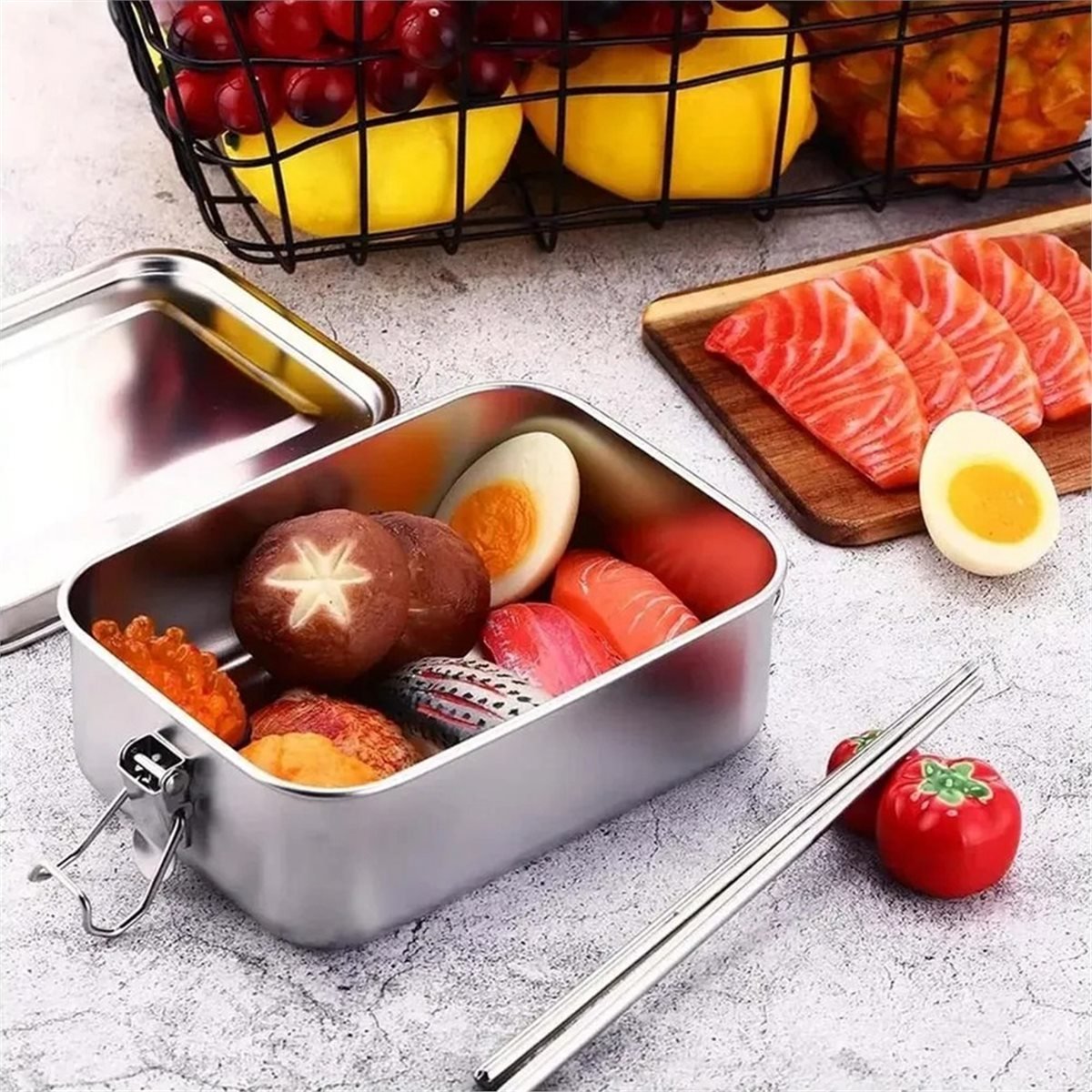 Food Storage Plastic Container - A67T NEW Stainless Steel Bento Box