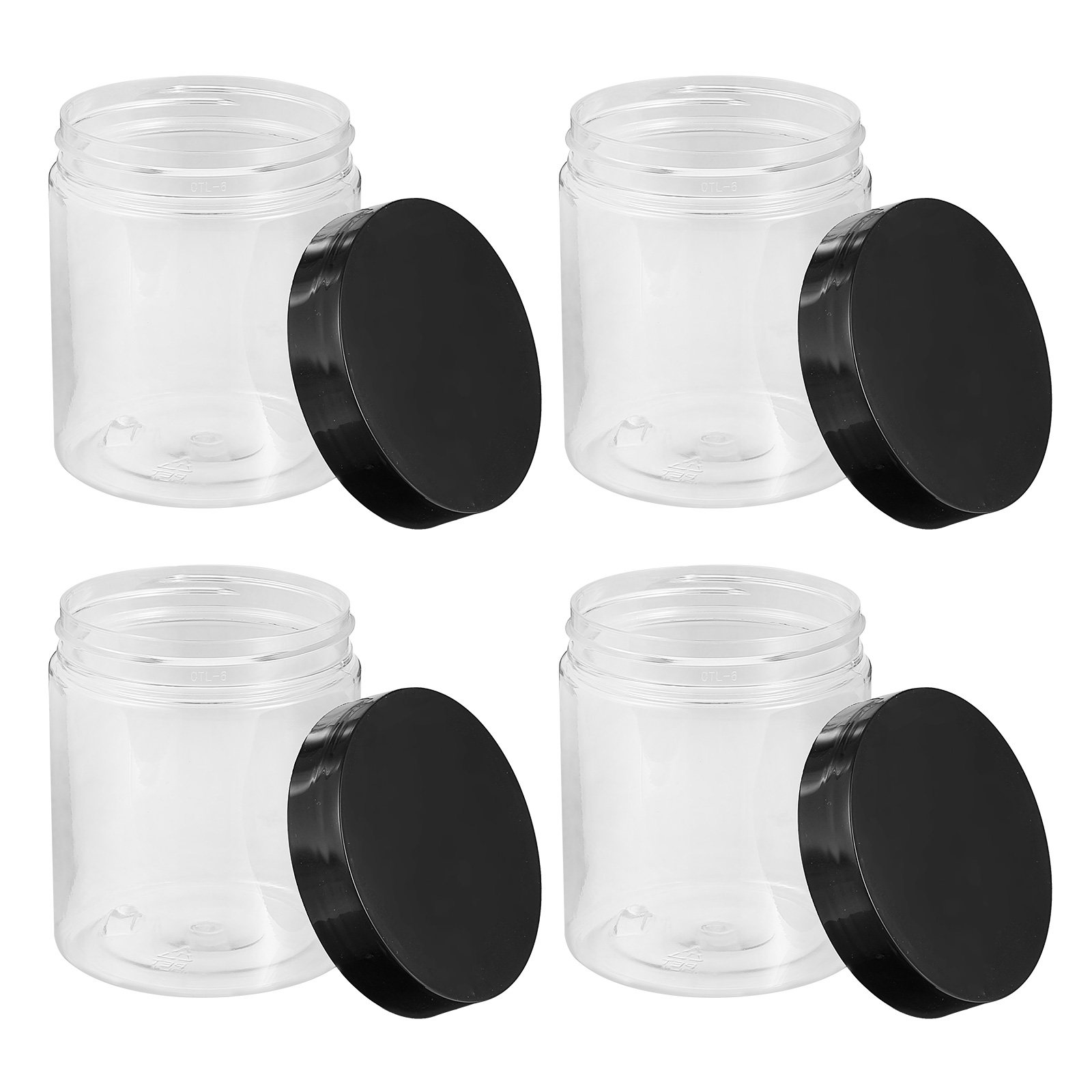 Food Storage Plastic Container - 12Pcs High Grade Transparent Plastic Storage