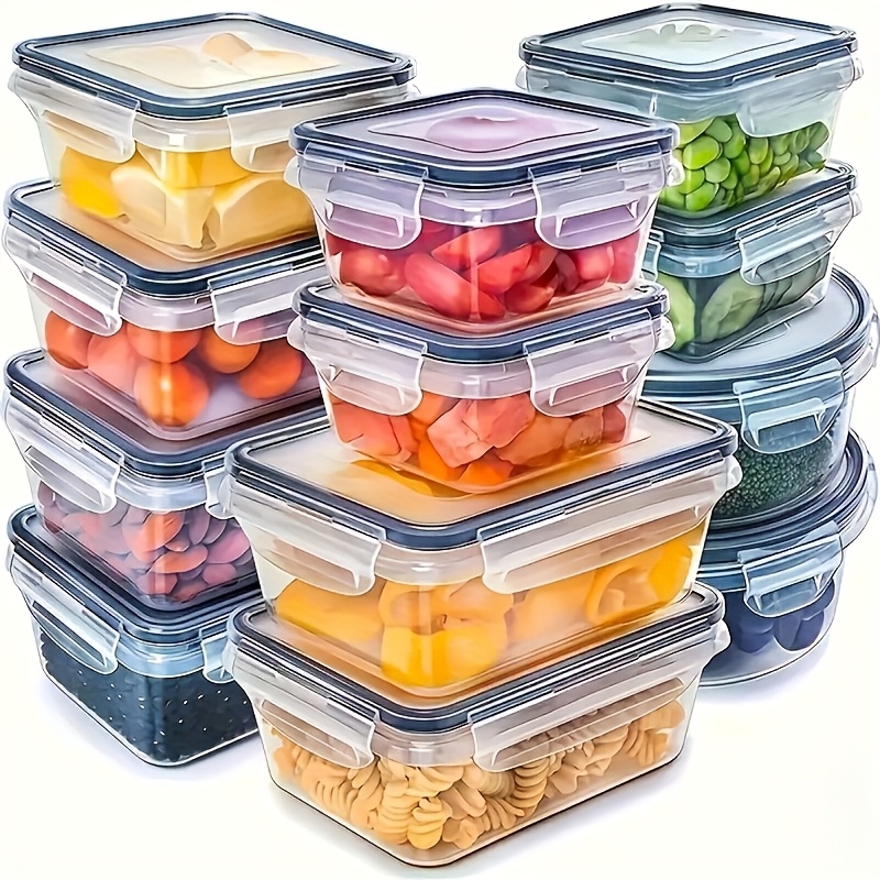 Food Storage Containers B&M - 8Pcs Set Includes 4 Containers and