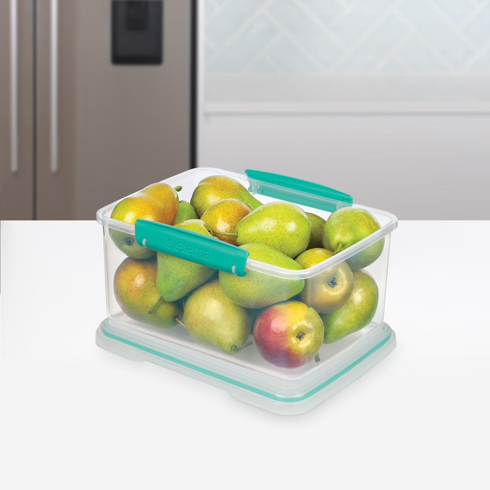 Food Storage Plastic Container - 3 Pack Large Plastic Food Storage