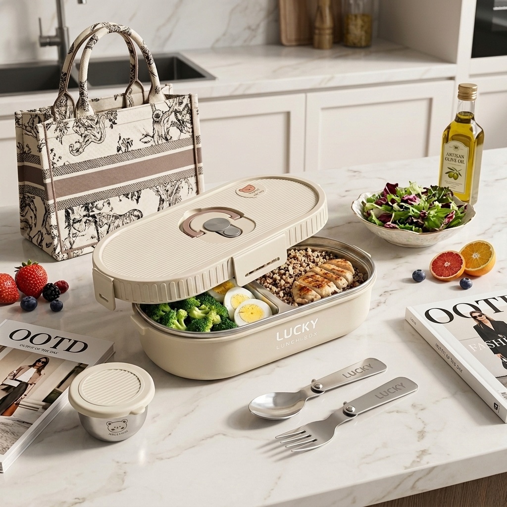 Food Storage 30 Years - Microwavable 304 Stainless Steel Bento Lunch