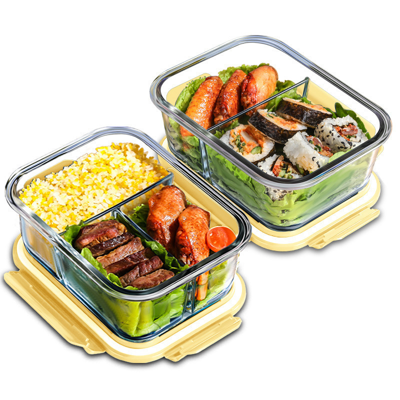 Food Storage Containers Glass - Glass Fresh-Keeping Box high Borosilicate Heat-Resistant