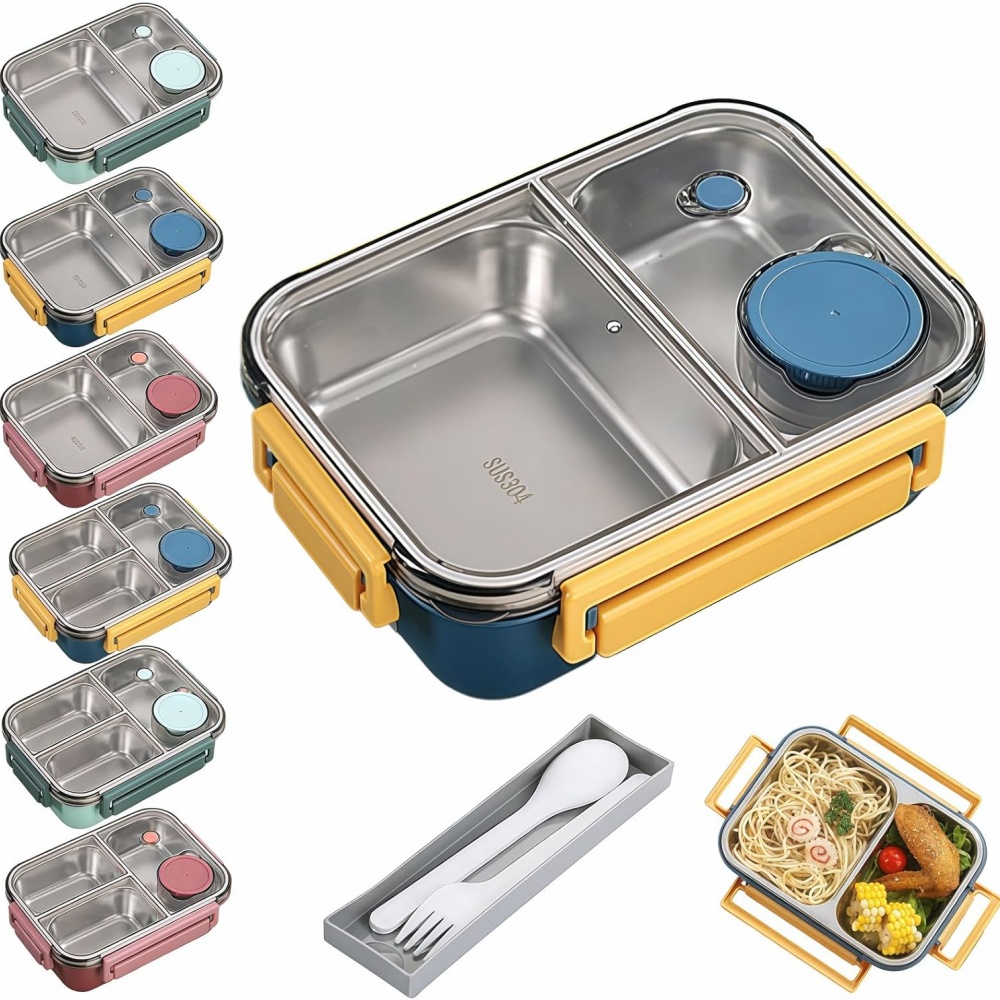 Food Storage Containers B&M - 850ml Portable Lunch Boxes for Children
