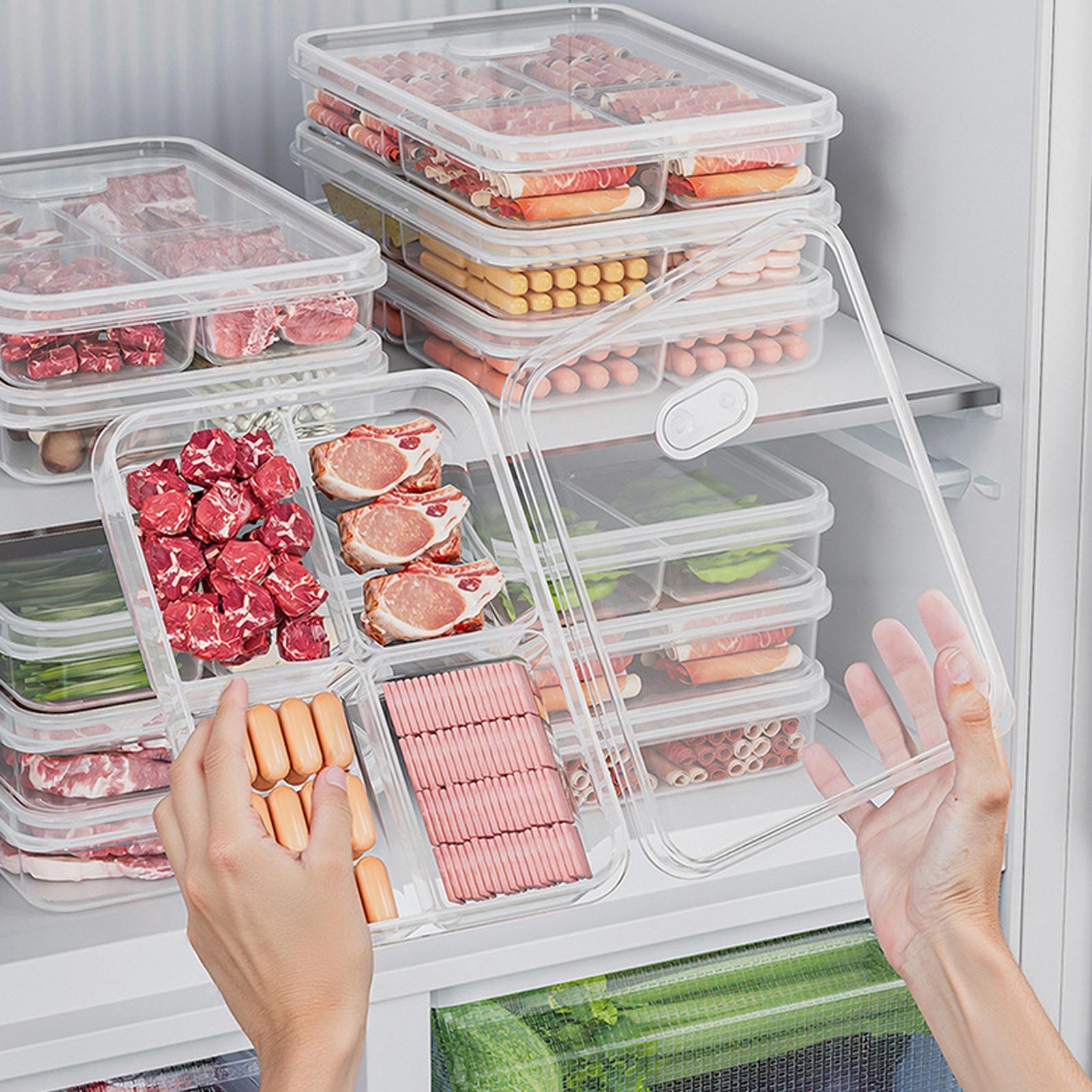 Food Storage Design - 1PC Refrigerator Storage Box Meat Vegetable