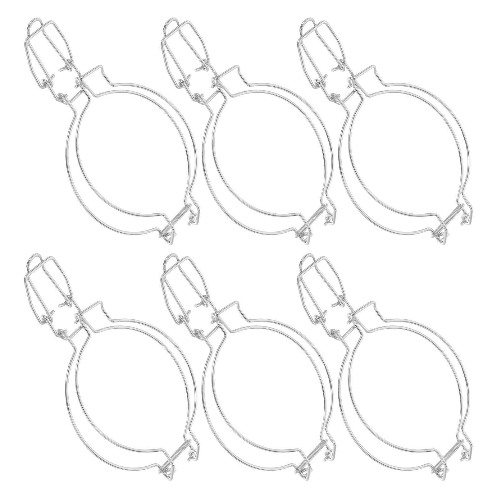 6Pcs Stainless Steel Snap Clas - Food Storage Containers Glass recension och pris