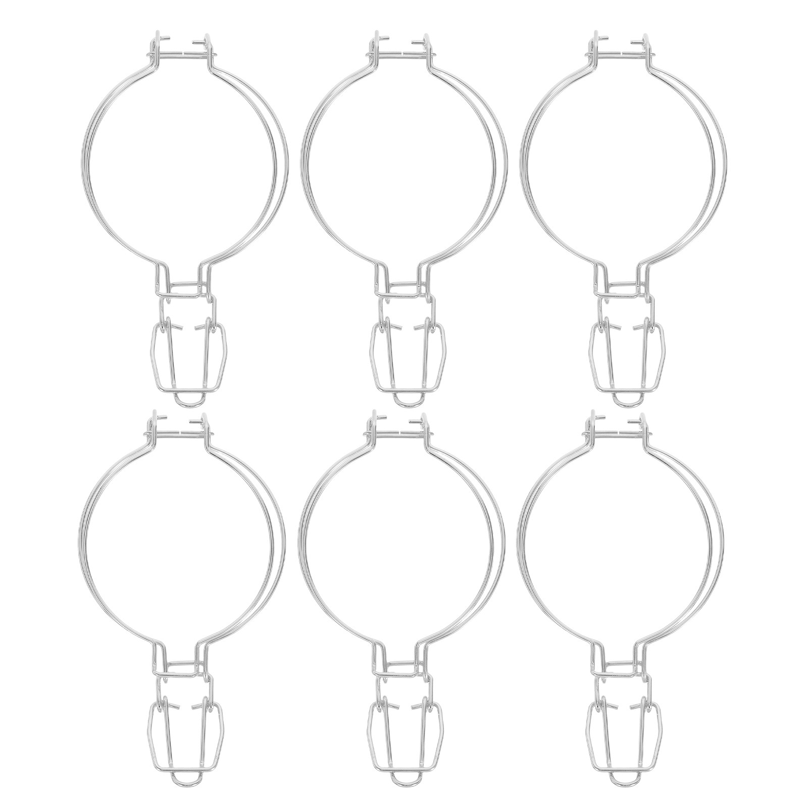 6Pcs Stainless Steel Snap Clas - Food Storage Containers Glass recension och pris