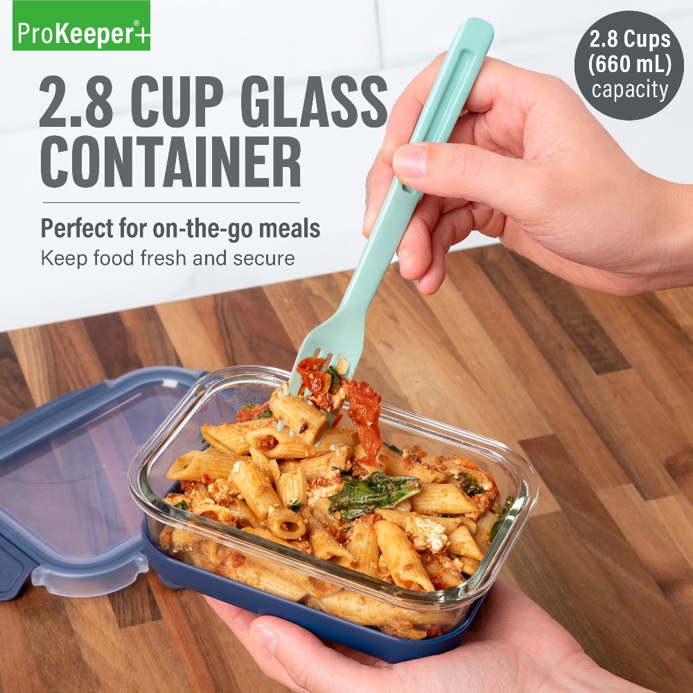 2.8 Cup Glass Food Storage Con - Food Storage Containers Glass recension och pris