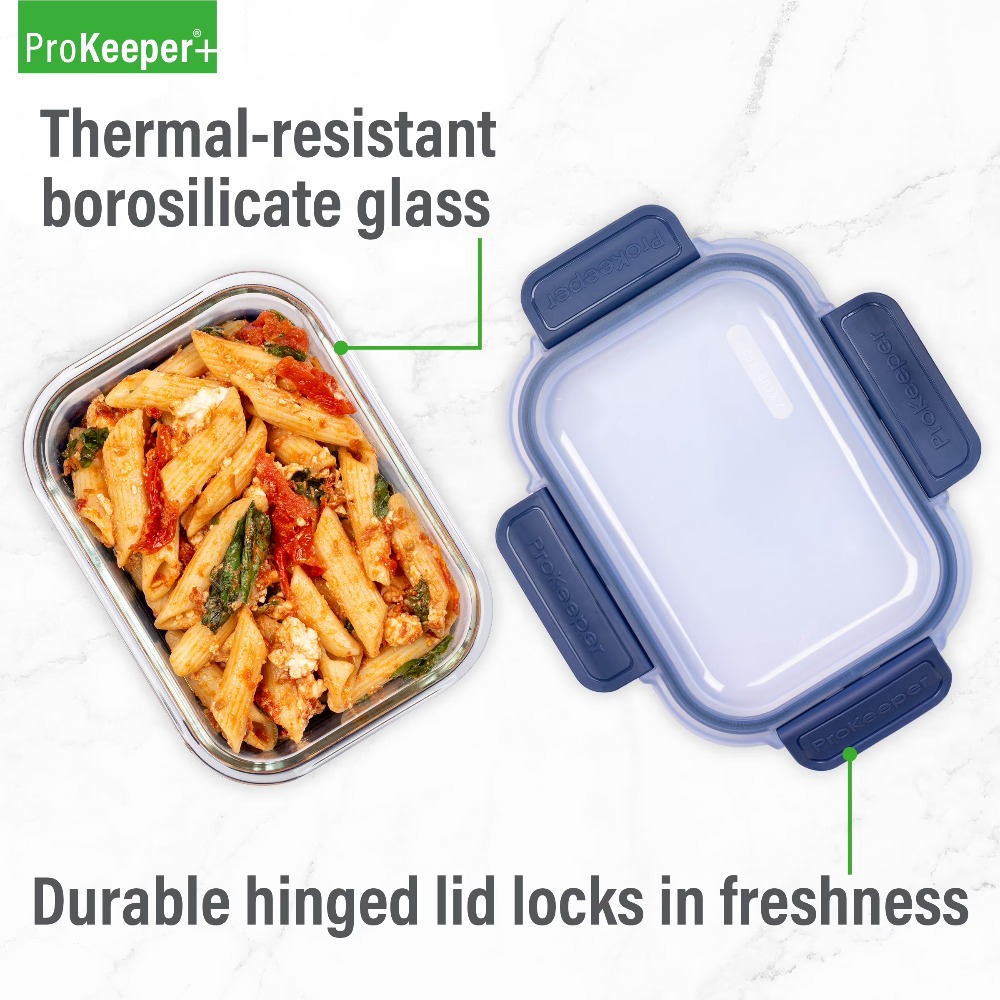 2.8 Cup Glass Food Storage Con - Food Storage Containers Glass recension och pris