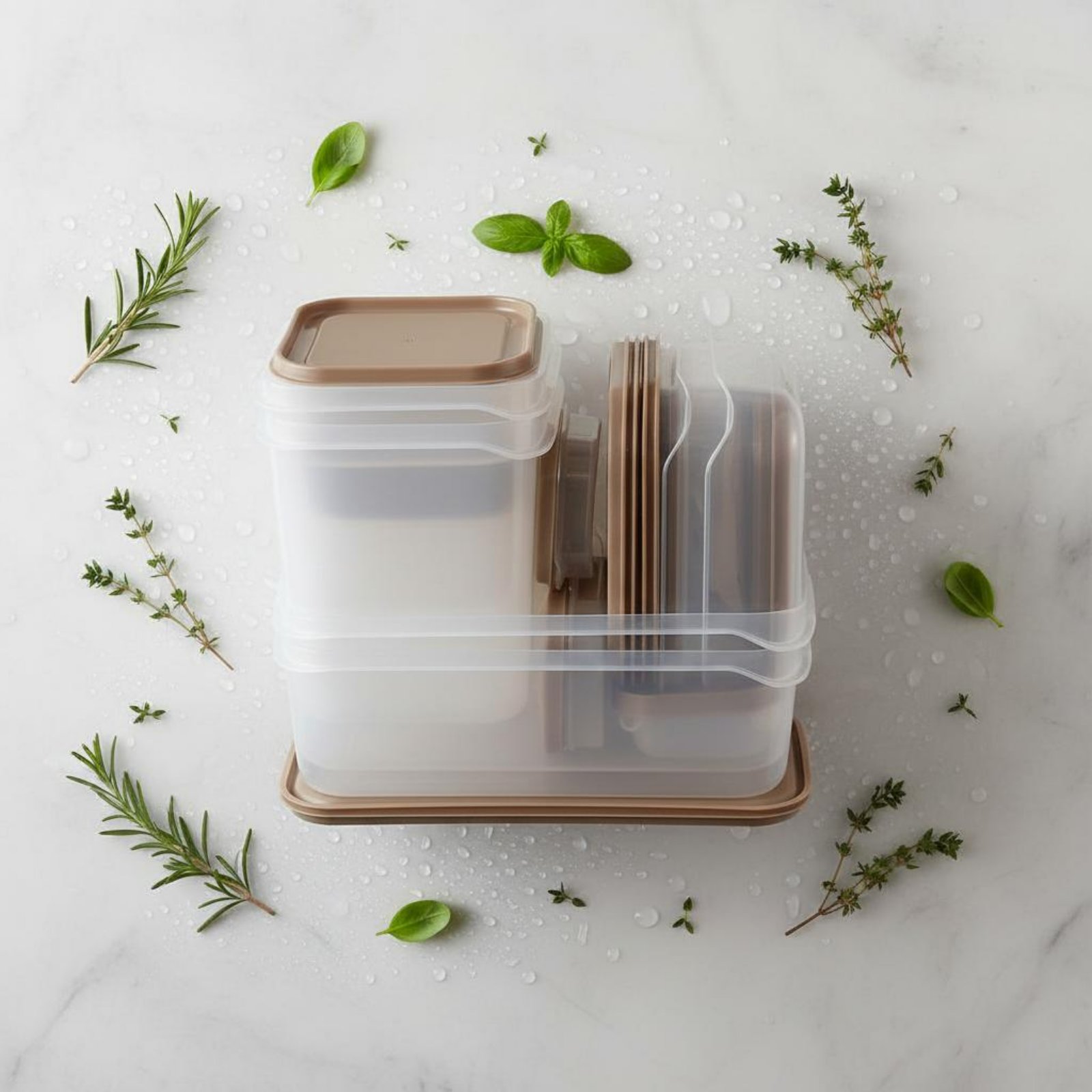 17 Pieces Fridge Storage Box S - Food Storage Plastic Container recension och pris
