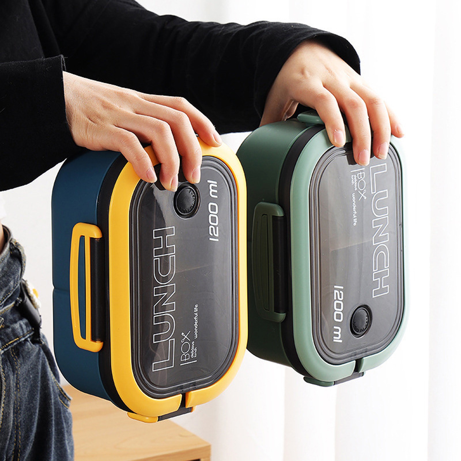 Sealed Double-Layer Lunch Box  - Food Storage Not Plastic recension och pris