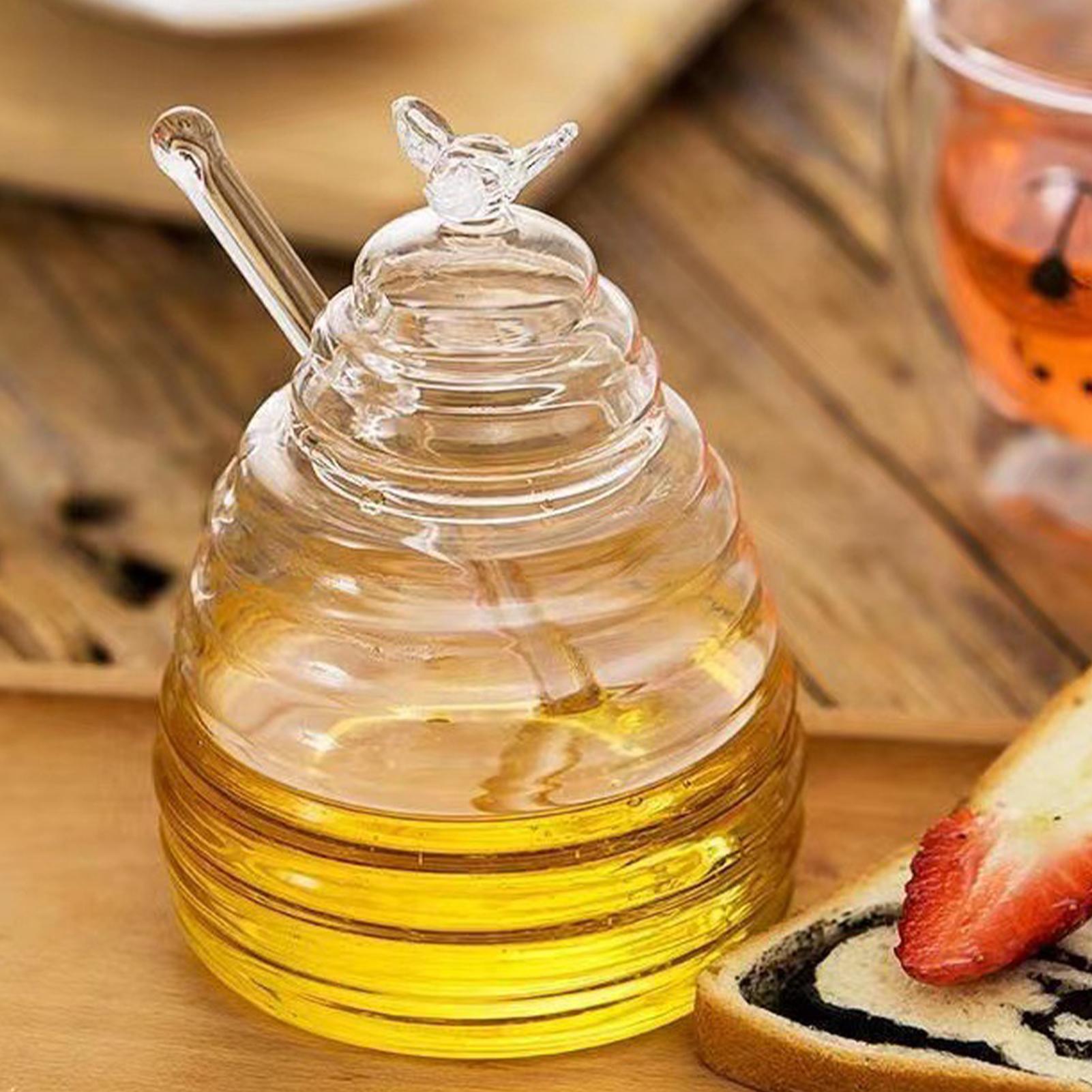 Honey Jar with Lid Glass Honey - Food Storage 30 Years recension och pris