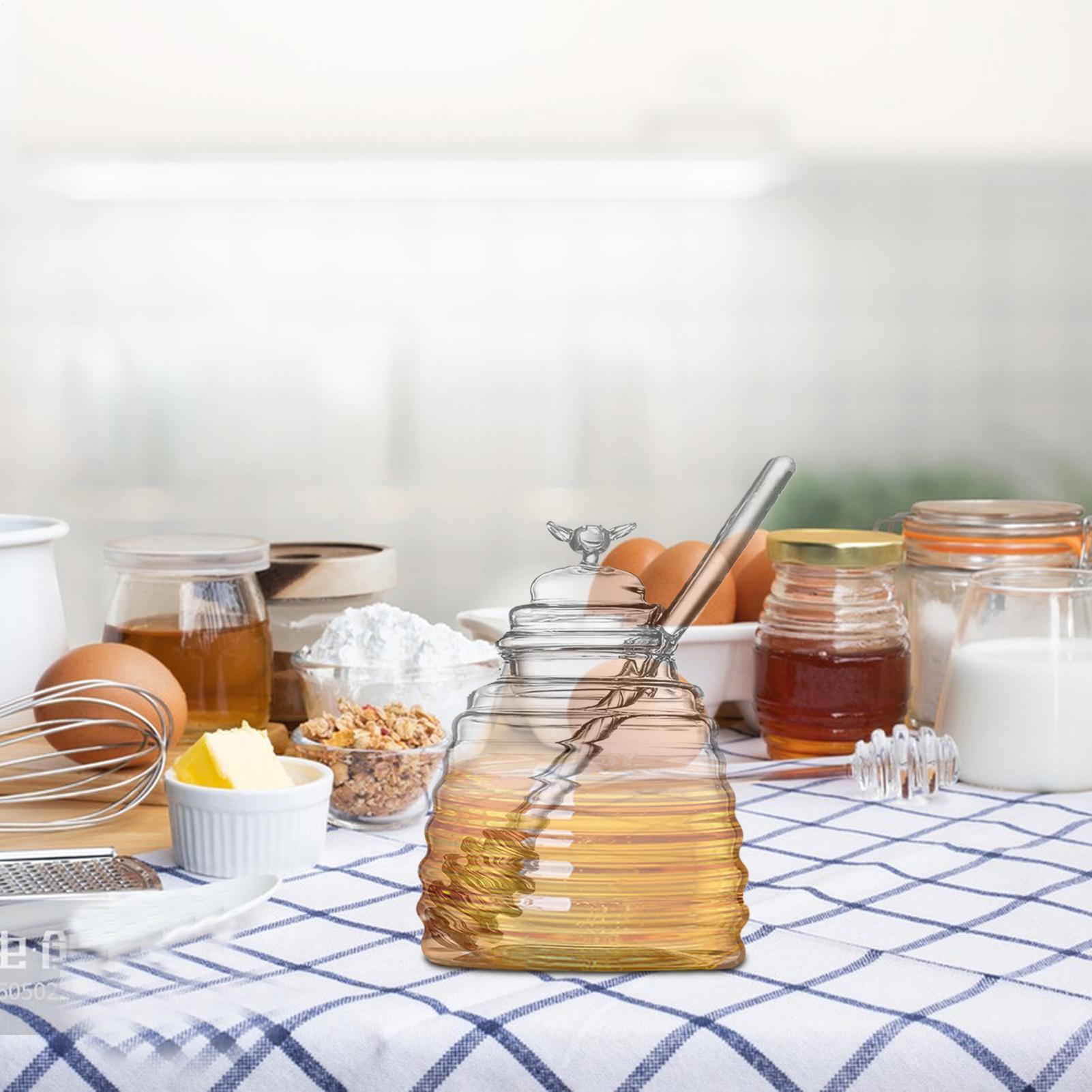 Honey Jar with Lid Glass Honey - Food Storage 30 Years recension och pris