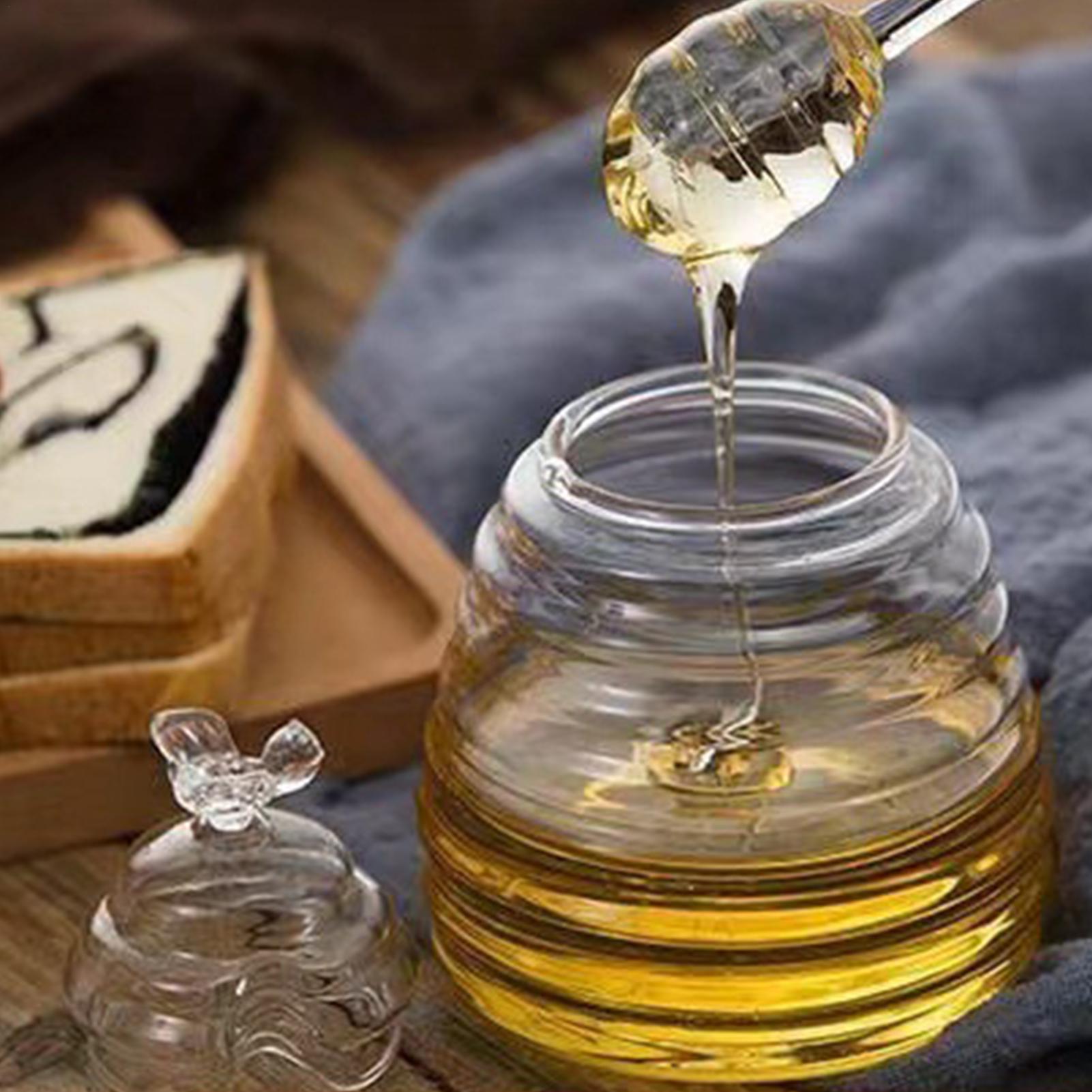 Honey Jar with Lid Glass Honey - Food Storage 30 Years recension och pris