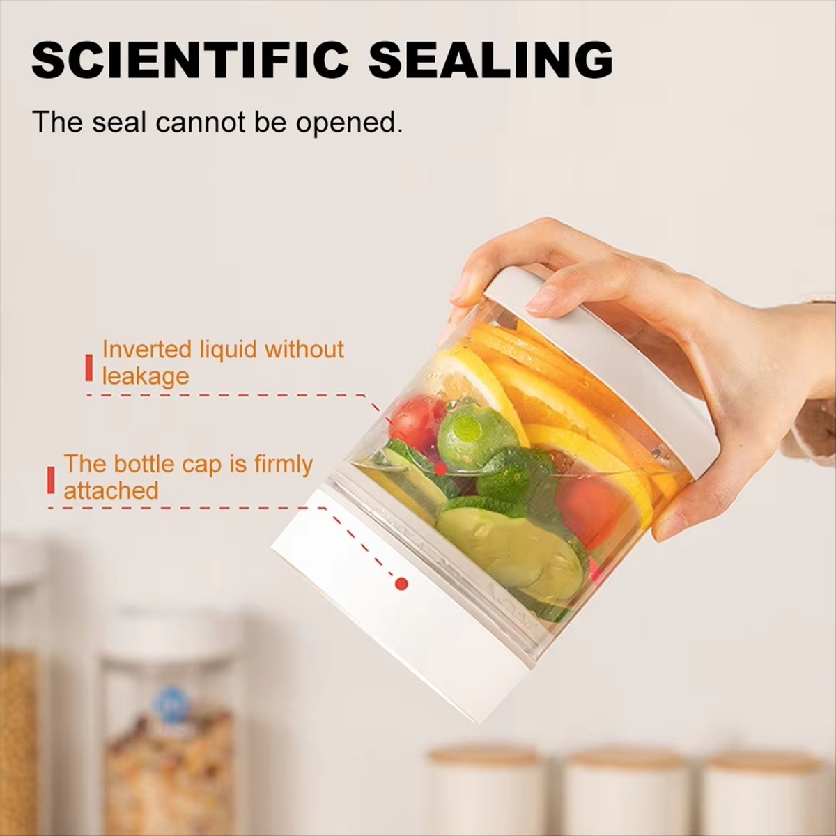 TOP RATED~ Vacuum Glass Jar fo - Food Storage Glass Containers Large recension och pris