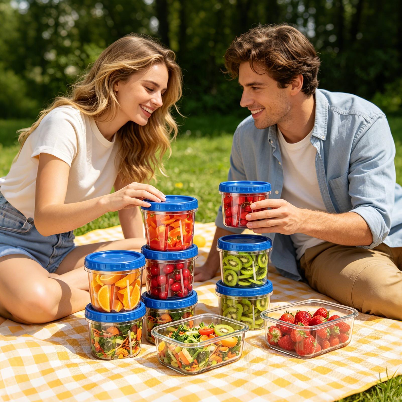 Freezer Containers For Food St - Food Storage Plastic Container recension och pris