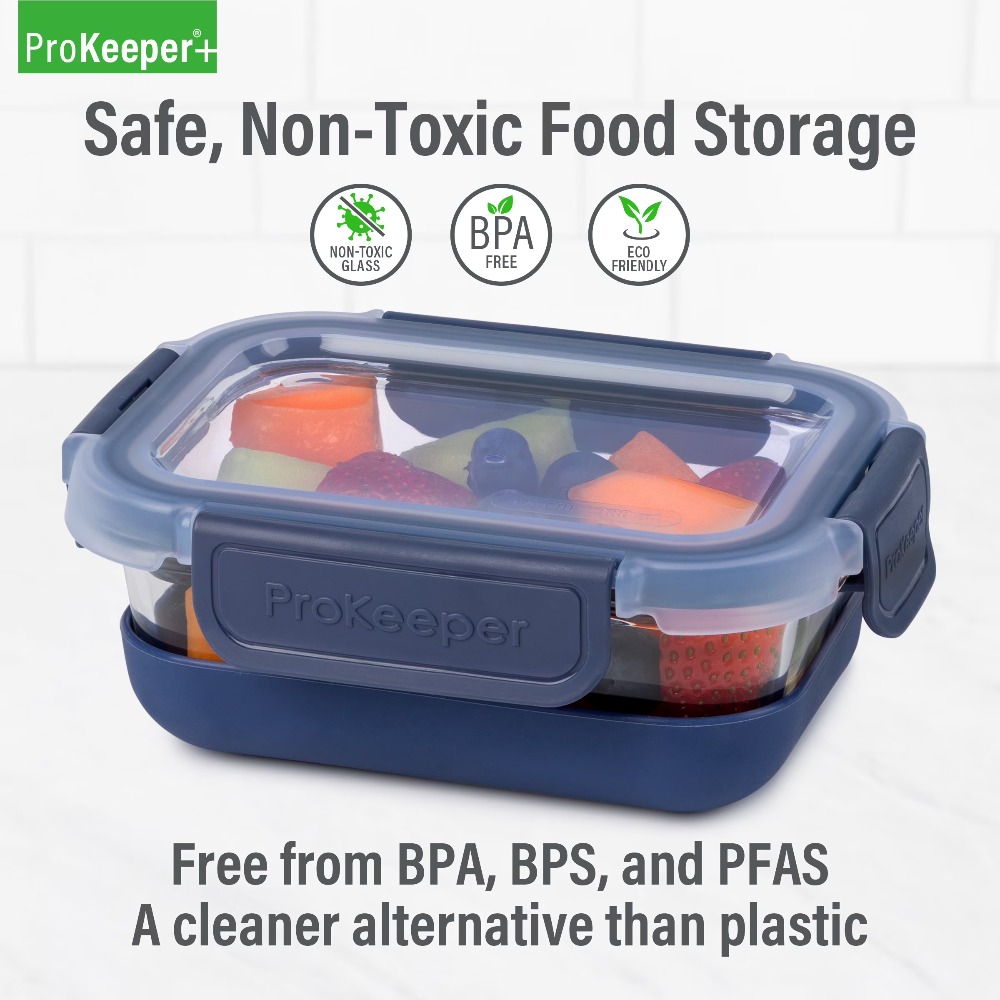 2 Pack 1.6 Cup Glass Food Stor - Food Storage Design recension och pris
