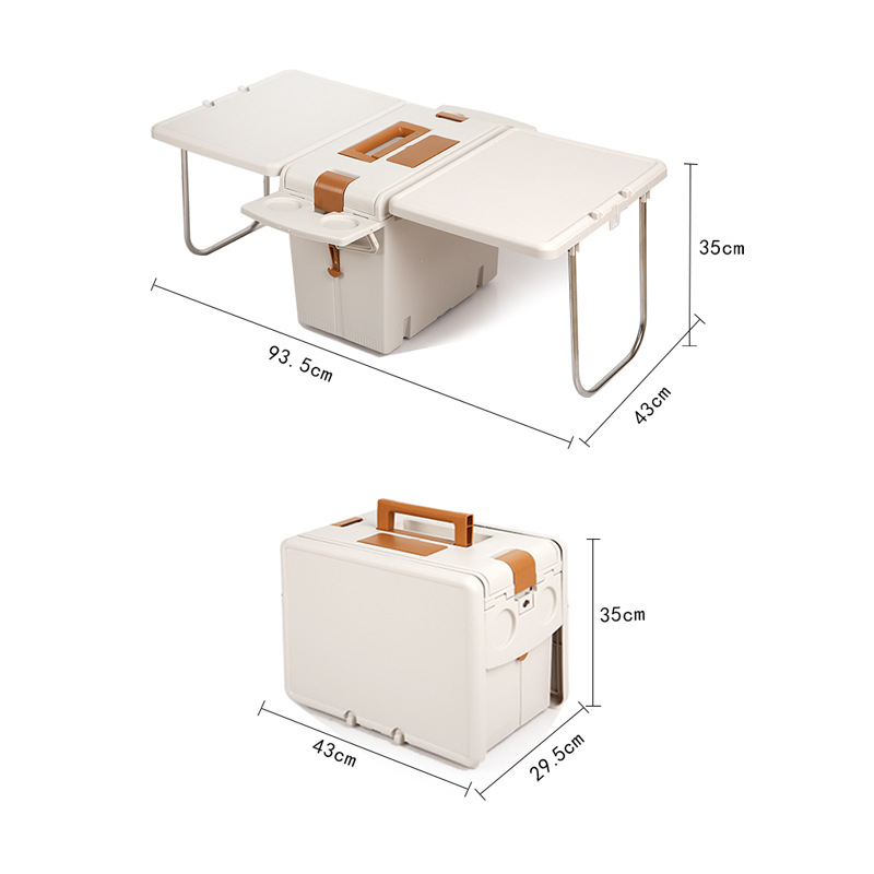 2-in-1 Folding Camping Table C - Food Storage Not Plastic recension och pris