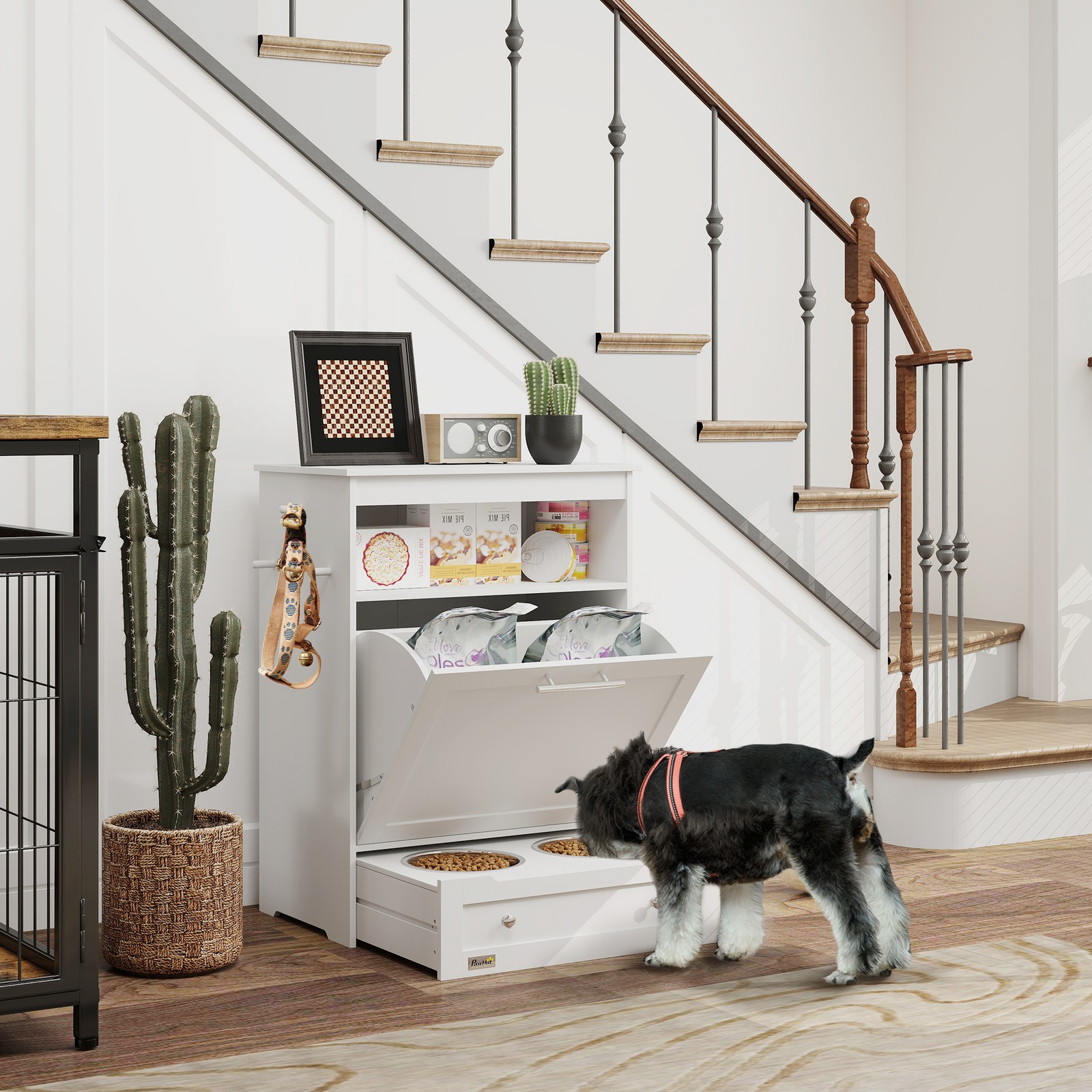 Pet Feeder Station, Dog and Ca - Food Storage Dog recension och pris