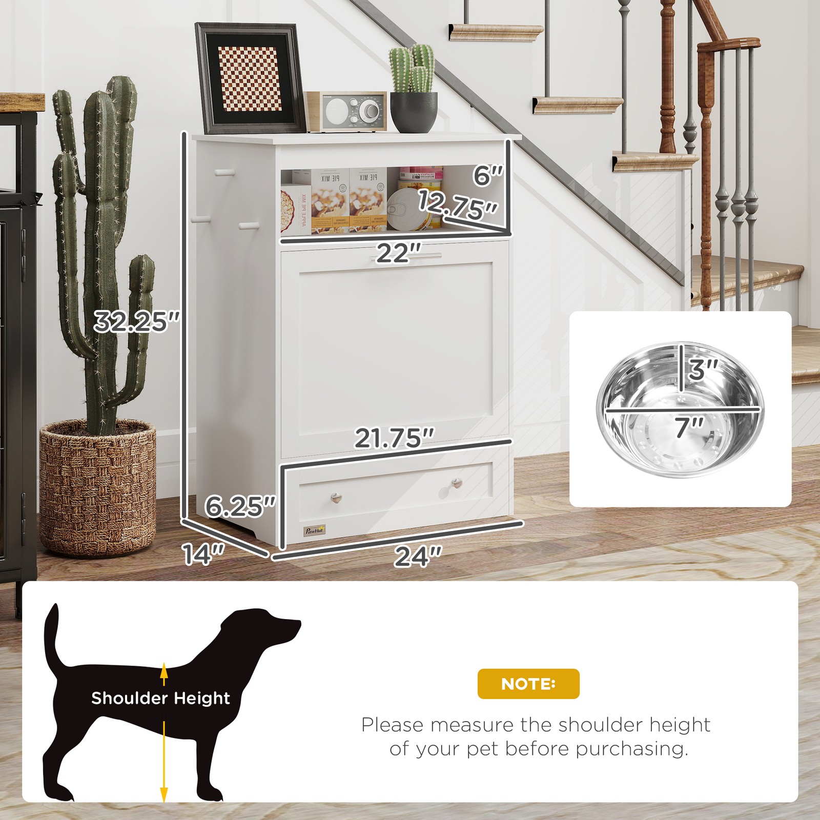 Pet Feeder Station, Dog and Ca - Food Storage Dog recension och pris