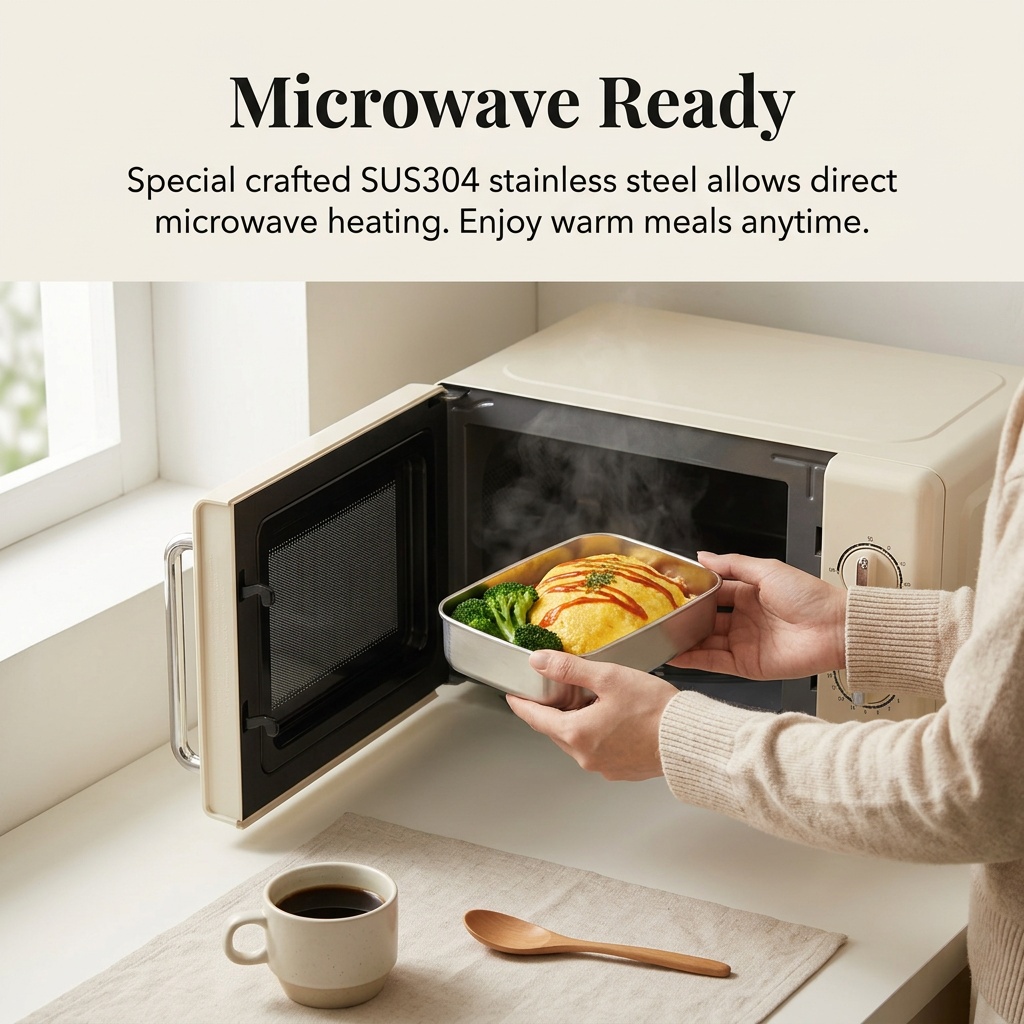 Stainless Steel Bento Box Meta - Food Storage Containers B&M recension och pris