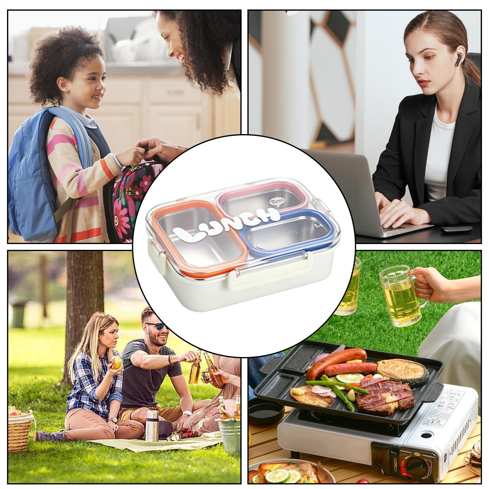 Stainless Steel Lunch Box Scho - Food Storage 30 Years recension och pris