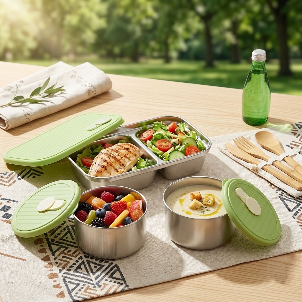 Microwave Safe 304 Stainless S - Food Storage 30 Years recension och pris