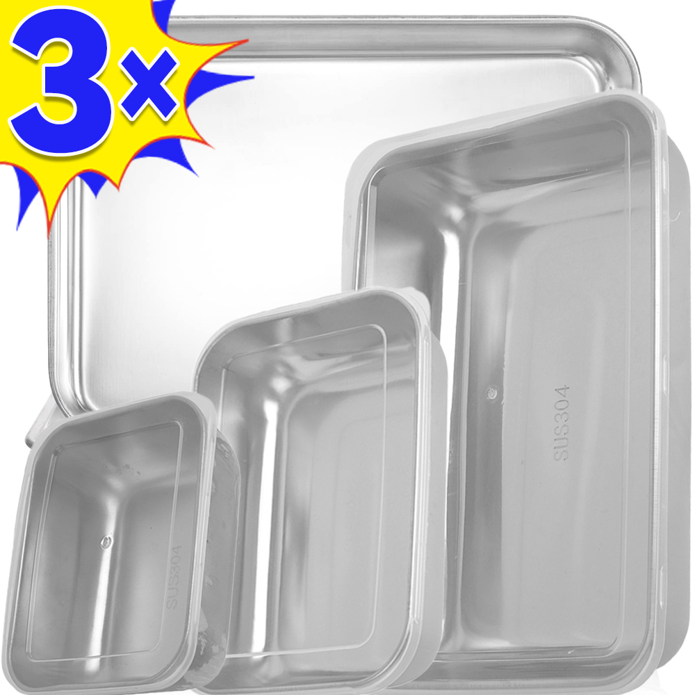 Stainless Steel Food Storage B - Food Storage Containers B&M recension och pris