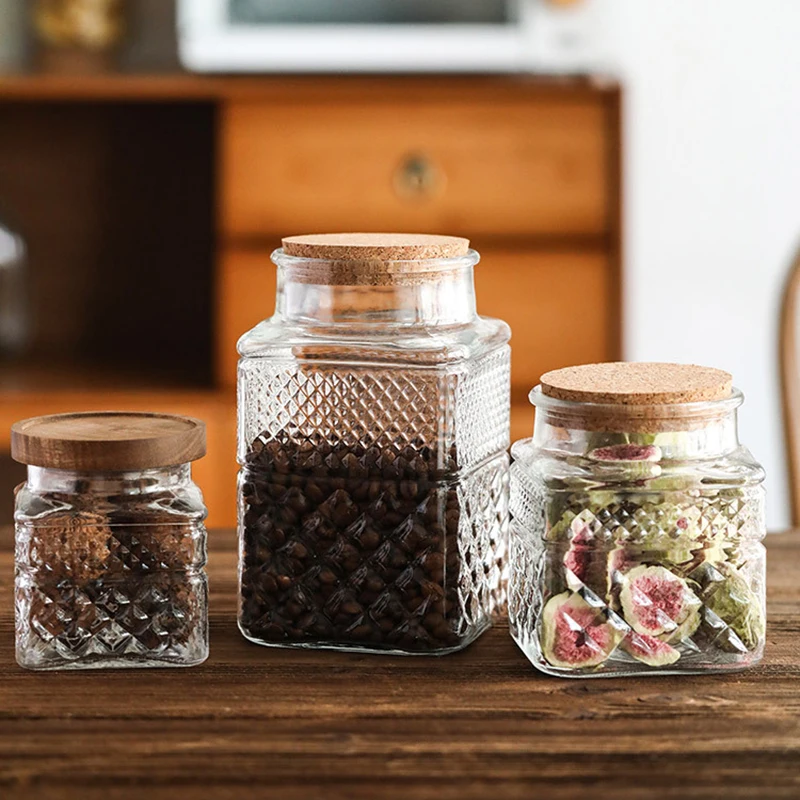 Large Capacity Glass Sealed Ja - Food Storage Glass Containers Large recension och pris