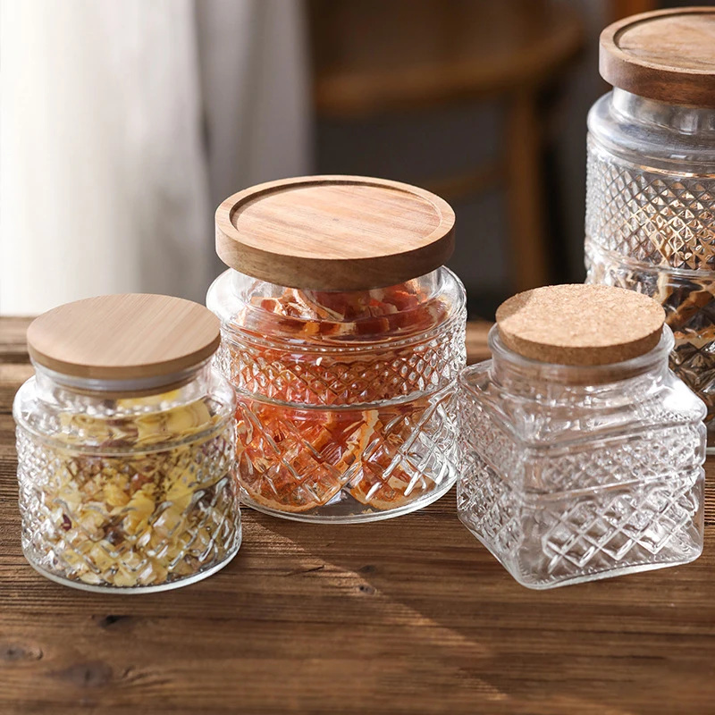 Large Capacity Glass Sealed Ja - Food Storage Glass Containers Large recension och pris