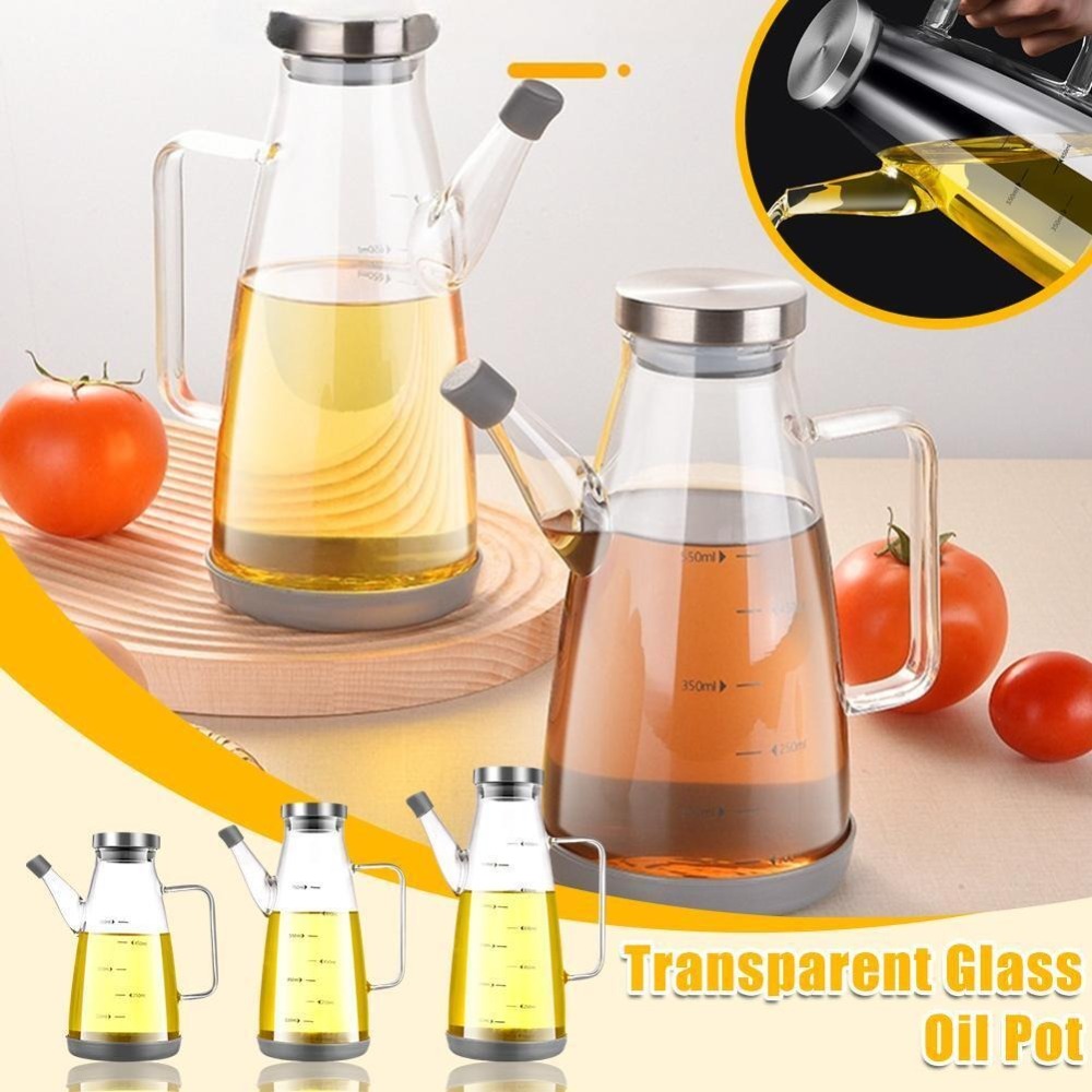 Durable Food-grade Oil Dispens - Food Storage Glass Containers Large recension och pris