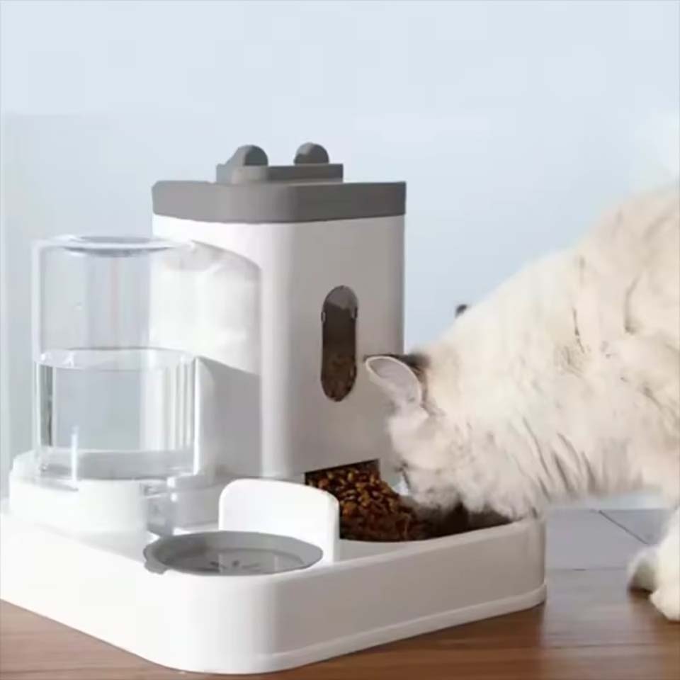 Automatic Feeder Dog Cat Food  - Food Storage Not Plastic recension och pris