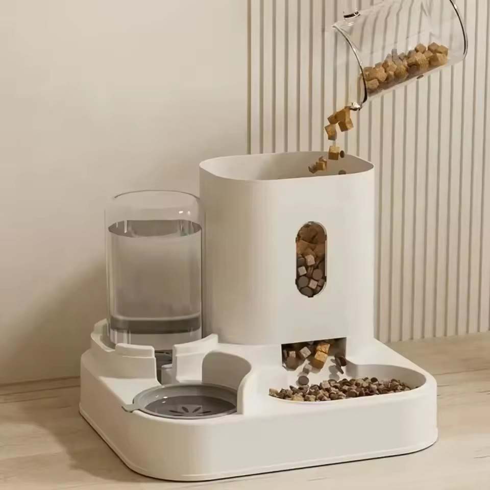 Automatic Feeder Dog Cat Food  - Food Storage Not Plastic recension och pris