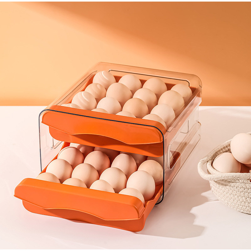 Double Layer Egg Storage Box w - Food Storage Drawers recension och pris