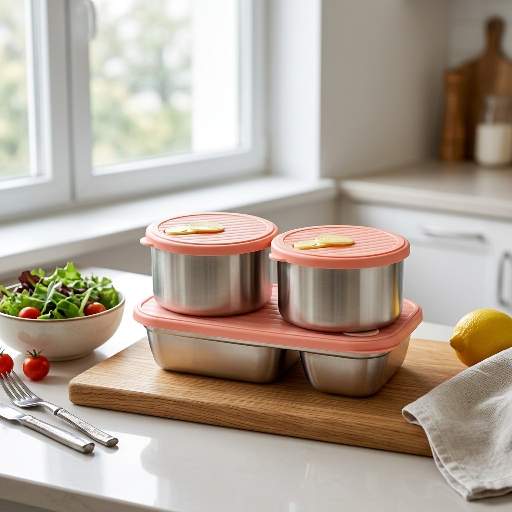Microwave Safe 304 Stainless S - Food Storage 30 Years recension och pris