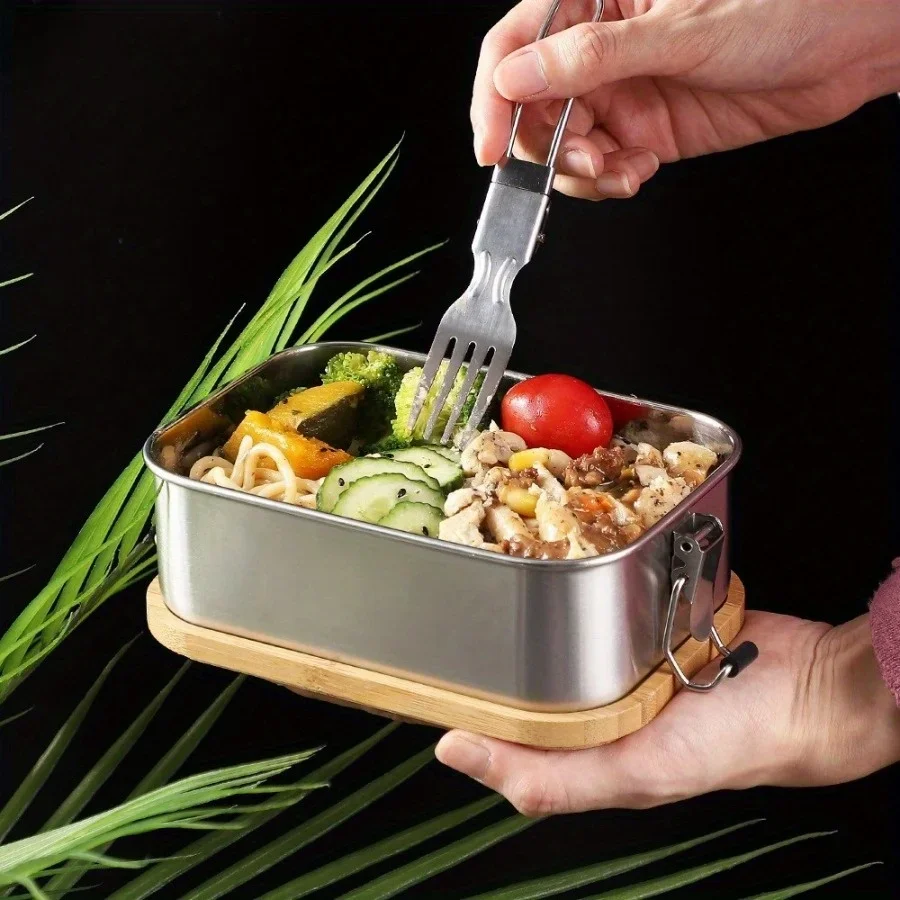 New 304 Stainless Steel Bamboo - Food Storage Containers B&M recension och pris