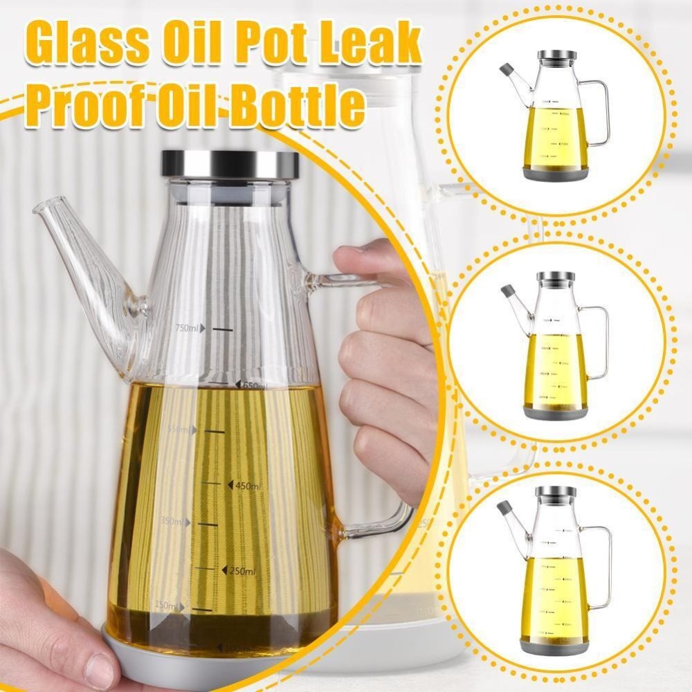 New Food-grade Oil Dispenser B - Food Storage Glass Containers Large recension och pris