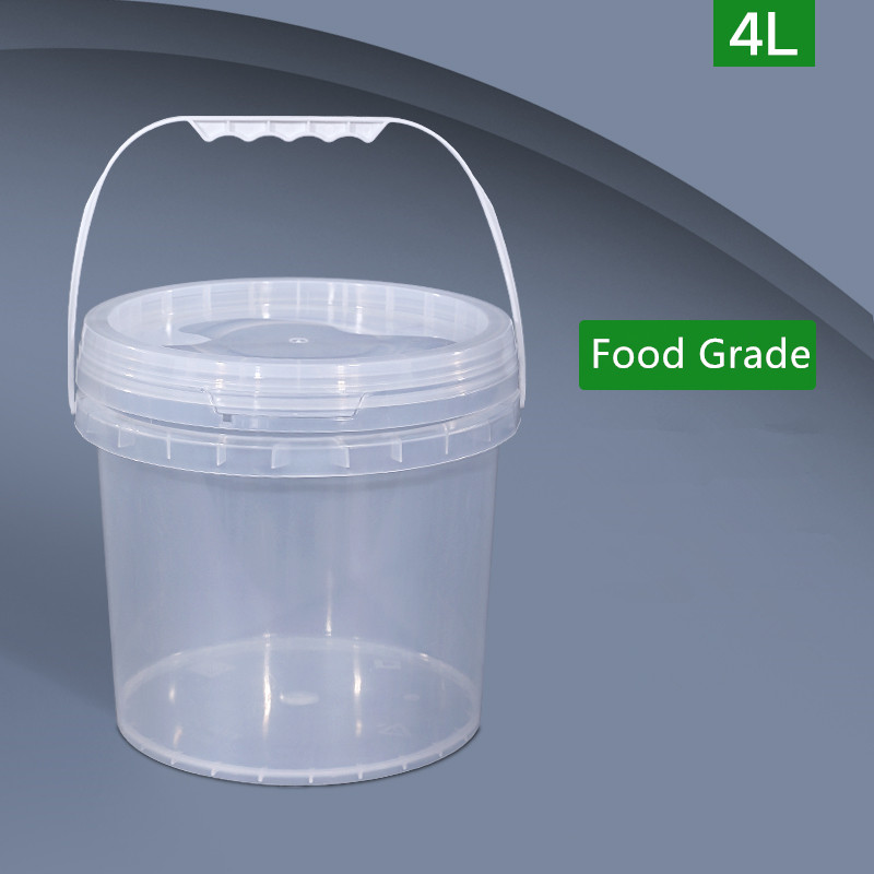 1PC 4 Liter Round Plastic Buck - Food Storage Not Plastic recension och pris