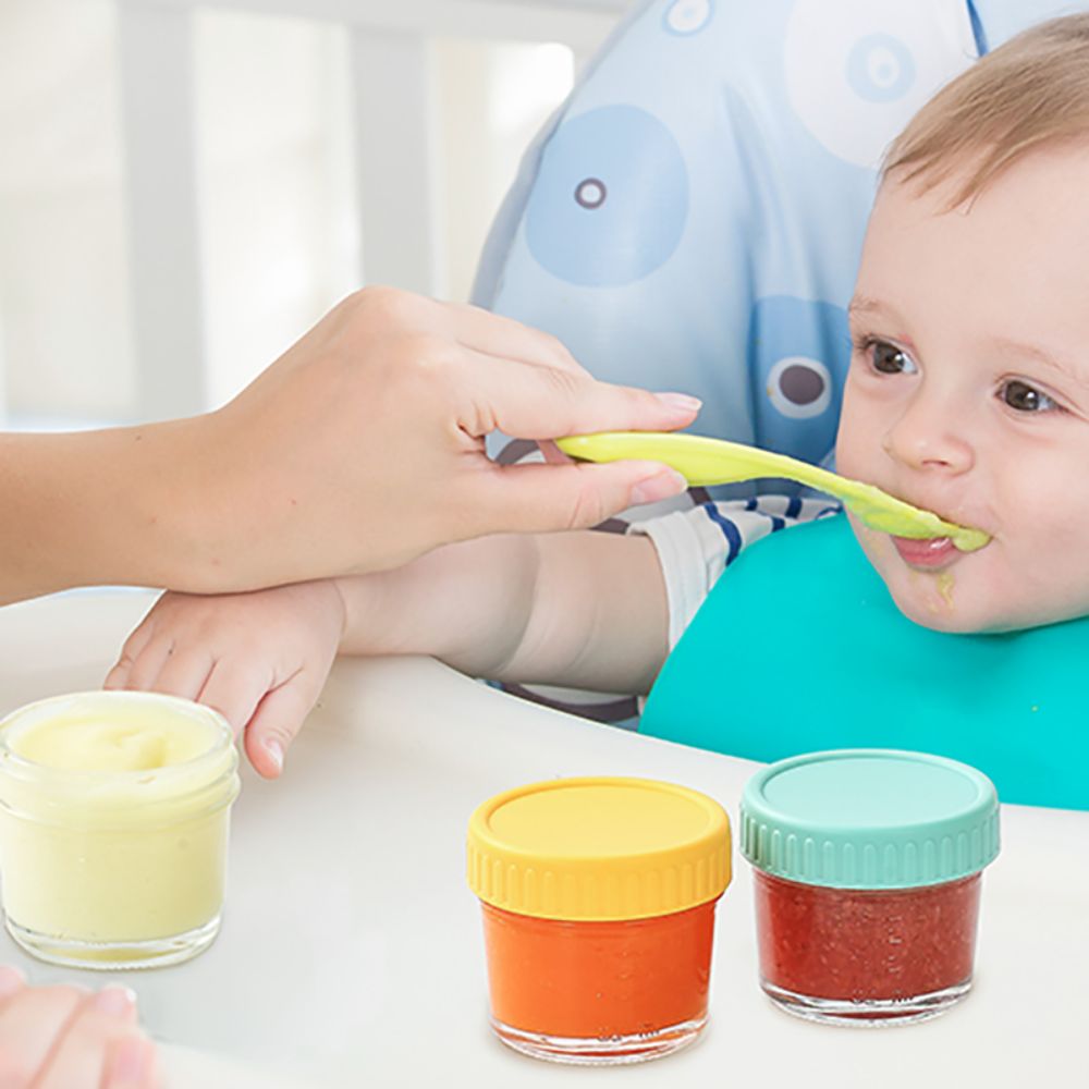 6pcs Glass Baby Food Jar Reusa - Food Storage Glass Box recension och pris