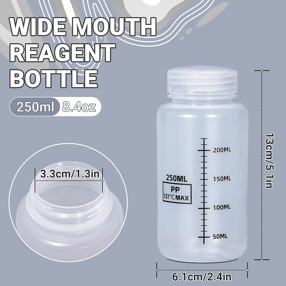 8oz/250ml Wide Mouth Plastic B - Food Storage 30 Years recension och pris