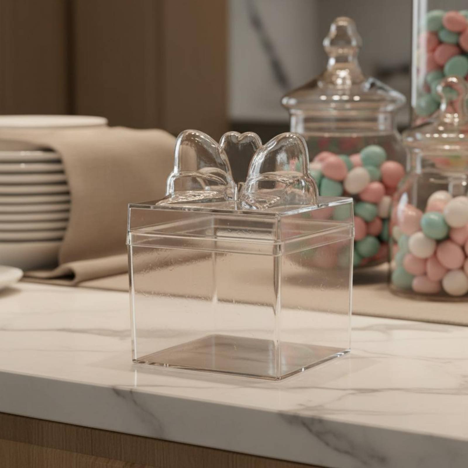 Clear Plastic Candy Box with R - Food Storage And Containers recension och pris