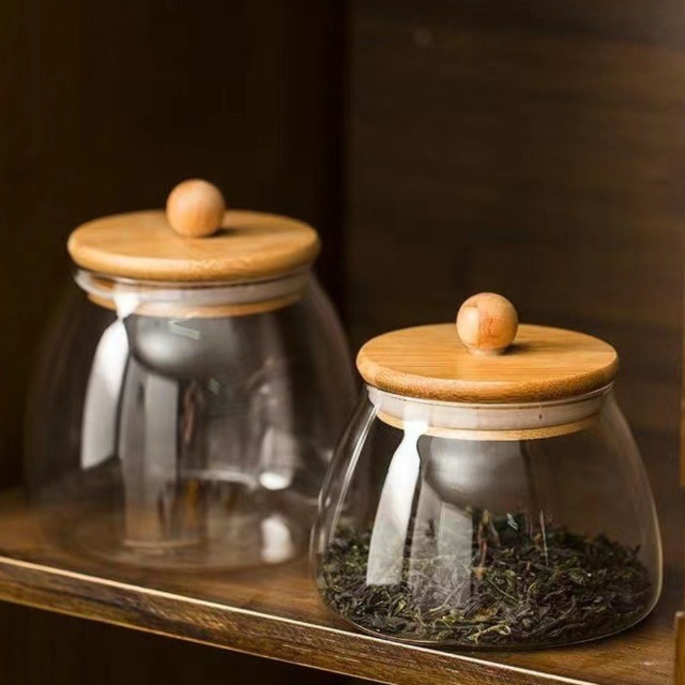 Transparent Airtight Glass Con - Food Storage Glass Containers Large recension och pris