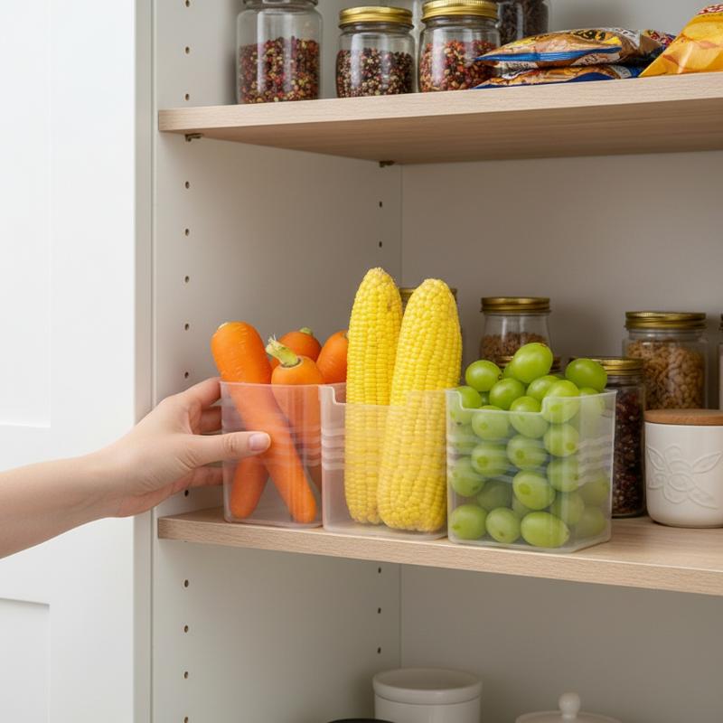 #Clear Refrigerator Food Sorti - Food Storage Plastic Container recension och pris