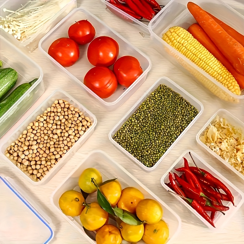 8Pcs Set Includes 4 Containers - Food Storage Containers B&M recension och pris