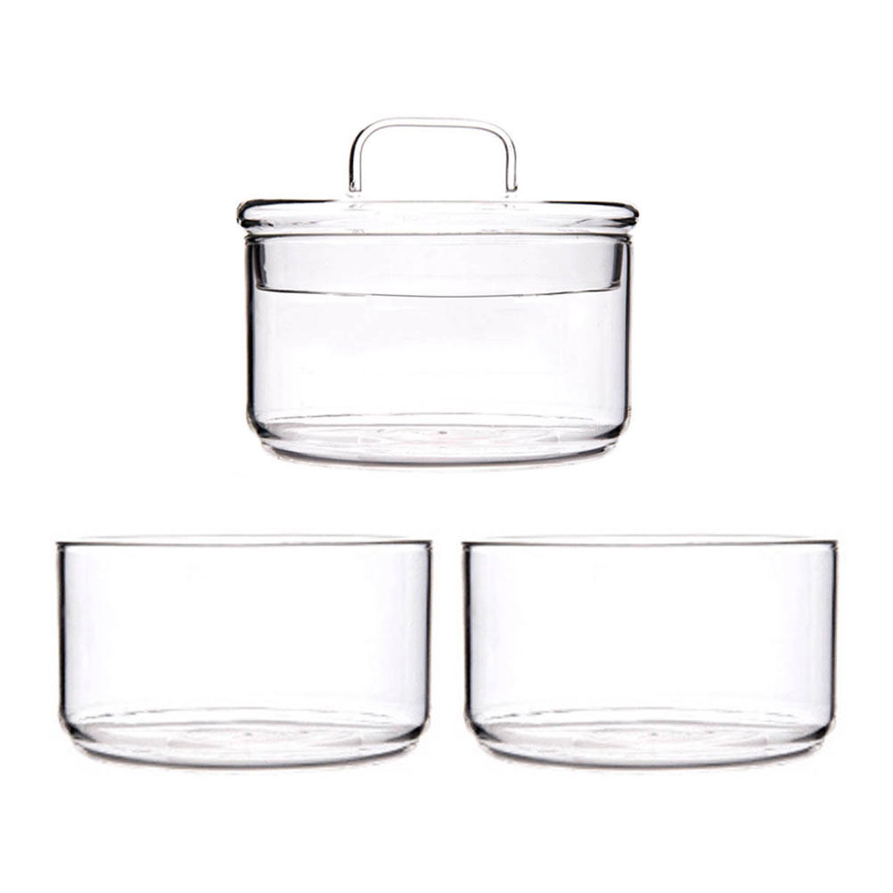 1Set Clear Glass Storage Bowl  - Food Storage Containers Glass recension och pris