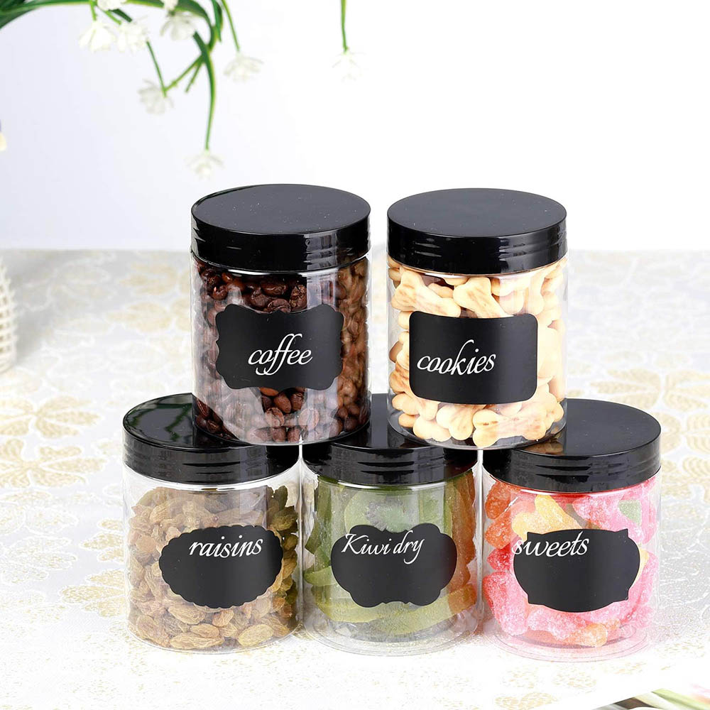 8OZ Plastic Jars with Lids, Cl - Food Storage Not Plastic recension och pris