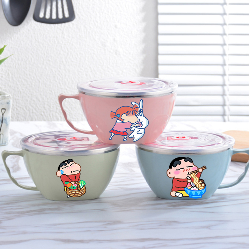 Crayon Shin-chan Noodle Bowl L - Food Storage Design recension och pris
