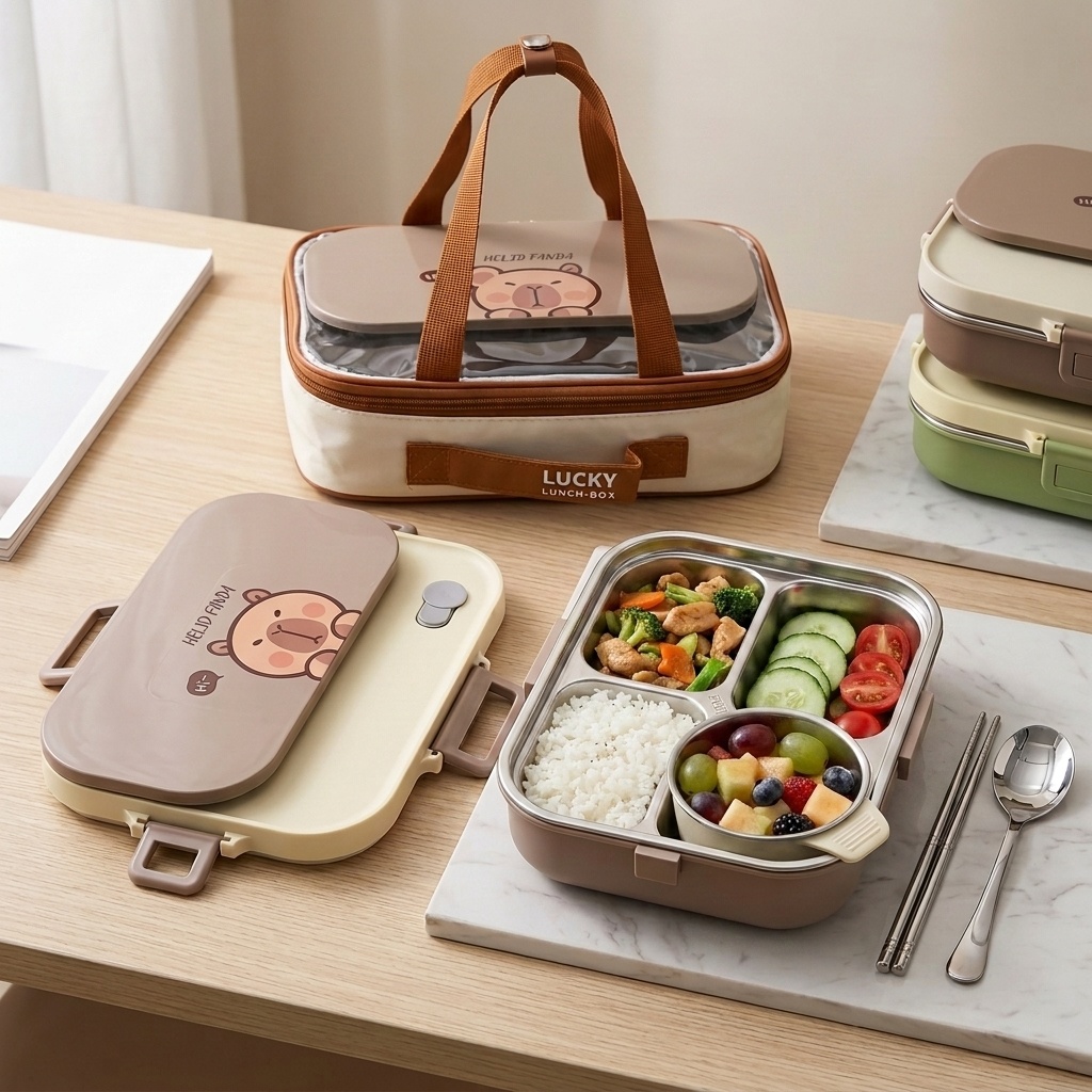 304 Stainless Steel Bento Lunc - Food Storage 30 Years recension och pris