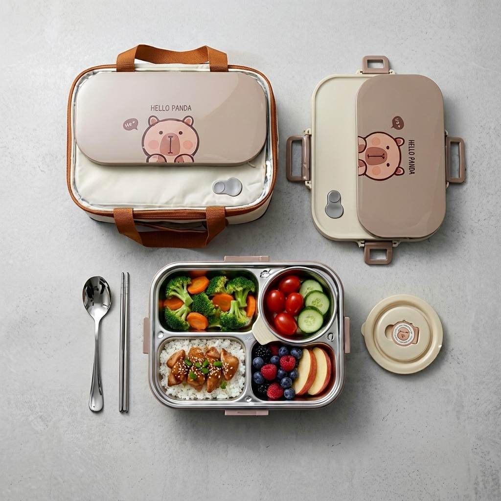 304 Stainless Steel Bento Lunc - Food Storage 30 Years recension och pris